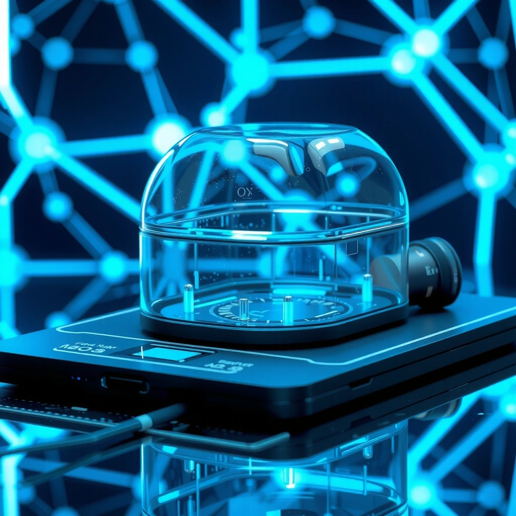 Futuristic technology visualization representing Astatecs future vision