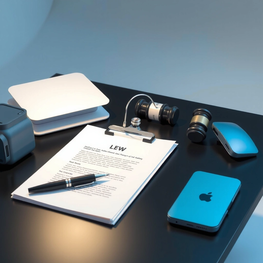 Legal documents illustration